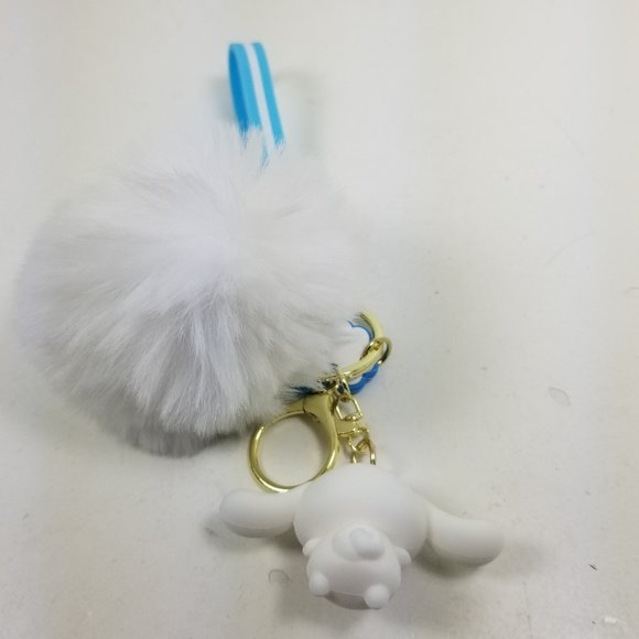Cinamon Pom Pom Key Chain - Picture 8 of 8